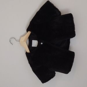 Gymboree faux fur caplet size 7-8